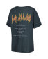 Фото #3 товара Women's Black Distressed Def Leppard Graphic T-shirt