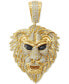 ფოტო #1 პროდუქტის Diamond Lion Pendant (1-5/8 ct. t.w.) in 14k Gold-Plated Sterling Silver