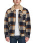 ფოტო #1 პროდუქტის Men's Plaid Full-Zip Depot Jacket with Fleece Collar