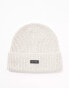 Calvin Klein daddy wool beanie in white