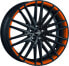 Фото #1 товара Колесный диск литой Oxigin 19 Oxspoke black foil orange 7.5x17 ET35 - LK5/112 ML66.6