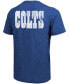 Indianapolis Colts Tri-Blend Pocket T-shirt - Heathered Royal