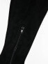 Topshop Raya pointed knee sock boot in black 40 - фото #10