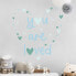 Фото #3 товара You are loved Herz Blau