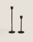 Фото #2 товара Faceted metal candlestick