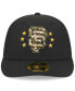 ფოტო #3 პროდუქტის Men's Black San Francisco Giants 2024 Armed Forces Day Low Profile 59FIFTY Fitted Hat