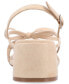 ფოტო #3 პროდუქტის Women's Amity Bow Detail Strappy Block Heel Sandals