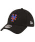 ფოტო #1 პროდუქტის Men's Black New York Mets Alternate Team Classic 39THIRTY Flex Hat