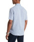 Фото #2 товара Men's Slim-Fit Linen Short-Sleeve Shirt