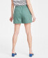 Фото #4 товара Women's High-Rise Pull-On Chino Shorts, Created for Macy's