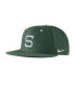 Men's Green Michigan State Spartans Aero True Baseball Performance Fitted Hat