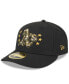 Фото #4 товара Men's Black Oakland Athletics 2024 Armed Forces Day Low Profile 59FIFTY Fitted Hat