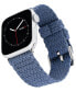 Фото #2 товара Women's Blue Woven Perlon Band Compatible with 38/40/41mm Apple Watch