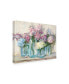 Фото #2 товара Carol Rowan Hydrangeas in Glass Jar Pastel Crop Canvas Art - 19.5" x 26"