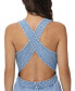 ფოტო #5 პროდუქტის Women's Chambray Cross-Back Midi Dress