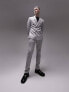 Брюки man Gray Wedding Trousers in Herringbone