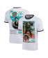 Фото #1 товара Men's White Scarface Miami Baseball Ringer T-Shirt