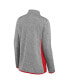 Фото #4 товара Women's Heathered Charcoal St. Louis Cardinals Primary Logo Fleece Full-Zip Jacket