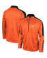 ფოტო #1 პროდუქტის Men's Orange Oklahoma State Cowboys Marled Half-Zip Jacket