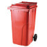 Фото #1 товара Pojemnik kubeł na odpady i śmieci ATESTY Europlast Austria - czerwony 240L