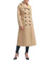 Фото #4 товара Women's Elana Water Resistant Long Trench Coat