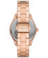 Women's Rye Multifunction Rose Gold-Tone Stainless Steel Watch, 36mm