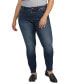 Фото #1 товара Plus Size Maya Mid Rise Skinny Leg Jeans