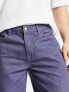 New Look 5 pocket straight trousers in blue