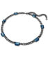 ფოტო #2 პროდუქტის Millenia Black-Tone Crystal Necklace, 19-3/4"