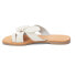 COCONUTS by Matisse Vaughn Slide Womens White Casual Sandals VAUGHN-100