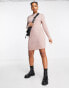 JDY charly knit mini dress in pink