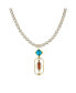 ფოტო #1 პროდუქტის Art 2313NP x Pearls Geometric Statement Necklace