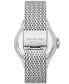 ფოტო #3 პროდუქტის Women's Lennox Three-Hand Silver-Tone Stainless Steel Bracelet Mesh Watch, 37mm