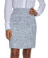 Фото #1 товара Women's Tweed Pencil Skirt