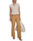 ფოტო #5 პროდუქტის Donna Karan Women's Button-Front Short Sleeve Blouse