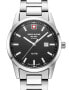 Фото #1 товара Swiss Alpine Military 7767.1137 Ladies Watch Argos silver black 34mm 10ATM