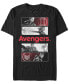 Фото #2 товара Marvel Men's Avengers Endgame Portrait Panels, Short Sleeve T-shirt
