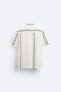 Фото #21 товара Рубашка из рельефной ткани с кружевом кроше ZARA