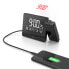 Фото #4 товара Метеостанция Hama Plus Charge - Digital alarm clock - Rectangle - Black - Plastic - -9 - 50 °C