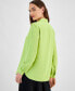 Фото #2 товара Women's Stand-Collar Button-Front Popover Tunic