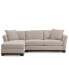 Фото #11 товара Elliot II 107" 2-Pc. Fabric Chaise Sectional Apartment Sofa, Created for Macy's