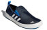 Фото #4 товара Слипоны Adidas B Slip-on DLX амортизирующие, антискользящие, износостойкие низкие мужско-женские синие