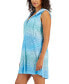 ფოტო #3 პროდუქტის Women's Sleeveless Full-Zip Cover-Up Hoodie