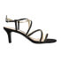 Фото #1 товара Nina Neli Evening Strappy Womens Black Dress Sandals NELI-FY-TBPGSM