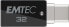 EMTEC T260C - 32 GB - USB Type-A / USB Type-C - 3.2 Gen 1 (3.1 Gen 1) - 180 MB/s - Swivel - Black - Stainless steel