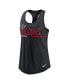 Women's Black Atlanta Falcons Team Name City Tri-Blend Racerback Tank Top