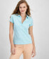 ფოტო #1 პროდუქტის Women's Short-Sleeve Polo Shirt