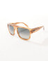 Фото #3 товара Ray-Ban drifter square sunglasses in brown