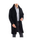 ფოტო #4 პროდუქტის Men's Zach Knee Length Jacket Top Coat Trench Wool Blend Overcoat