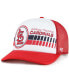 ფოტო #1 პროდუქტის Men's White, Red St. Louis Cardinals 2024 Spring Training Foam Trucker Adjustable Hat